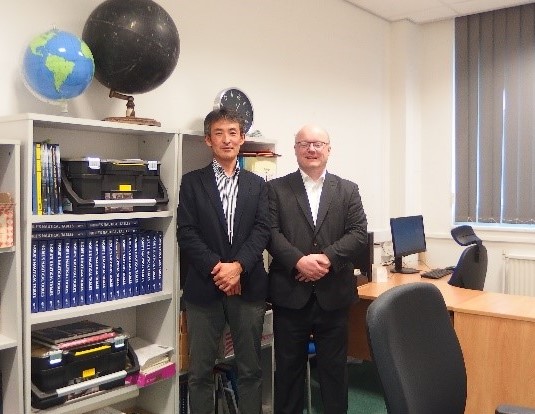 Left: Mr. Nomura, Right: Dr. Alan Bury