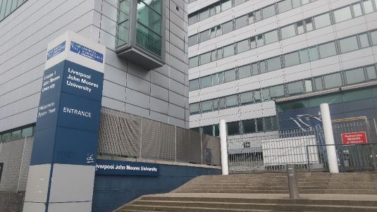 LJMU’s entrance