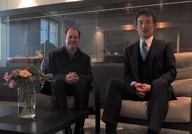 Left: Mr. Tønder from NSA, Right: Mr. Nomura